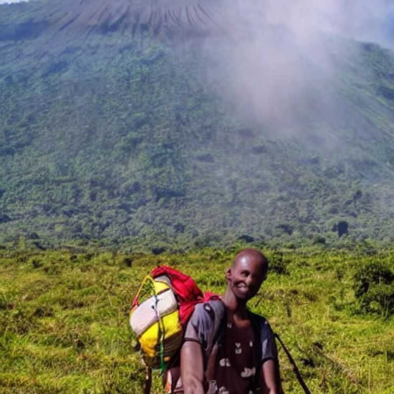 The fiery heart of Mount Nyiragongo, a breathtaking and active volcano in DR Congo, illustrating an adventurous alternative to the typical summer holiday destination.