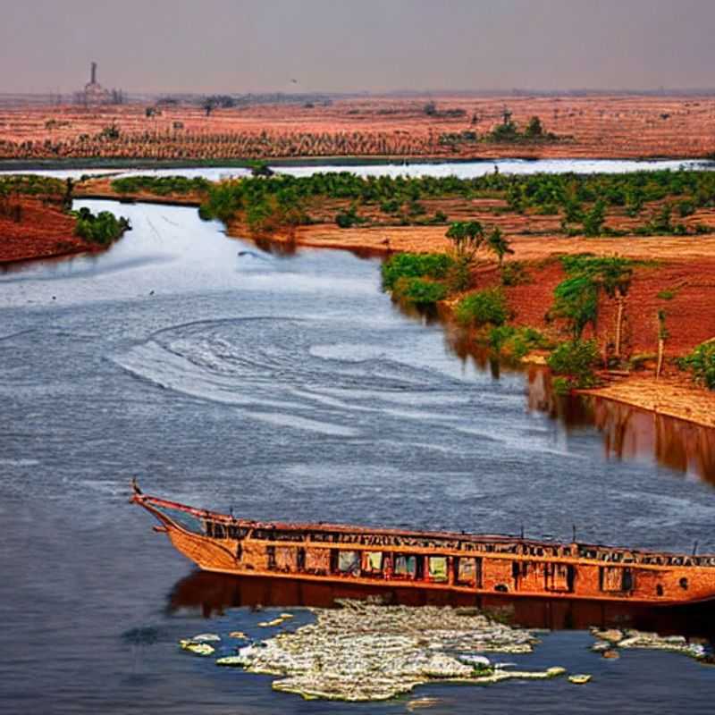 Casal navegando pelas águas vibrantes do Rio Nilo, na fronteira entre Uganda e Sudão, em busca de aventura e frescor no calor do verão africano. Será este o destino perfeito para suas férias de verão? Descubra!