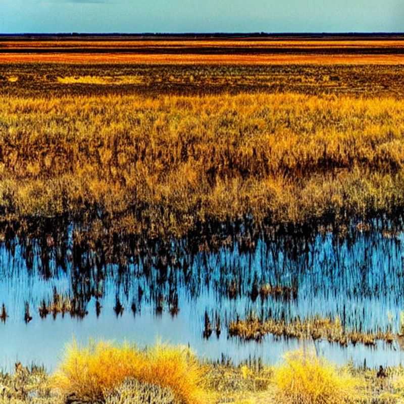 Vast, shimmering expanse of Makgadikgadi Pans, Botswana, reflecting the dramatic African sky - an otherworldly backdrop for the ultimate luxury social media post, showcasing the raw beauty and minimalist elegance this unique destination offers to the discerning Social Media Traveler.