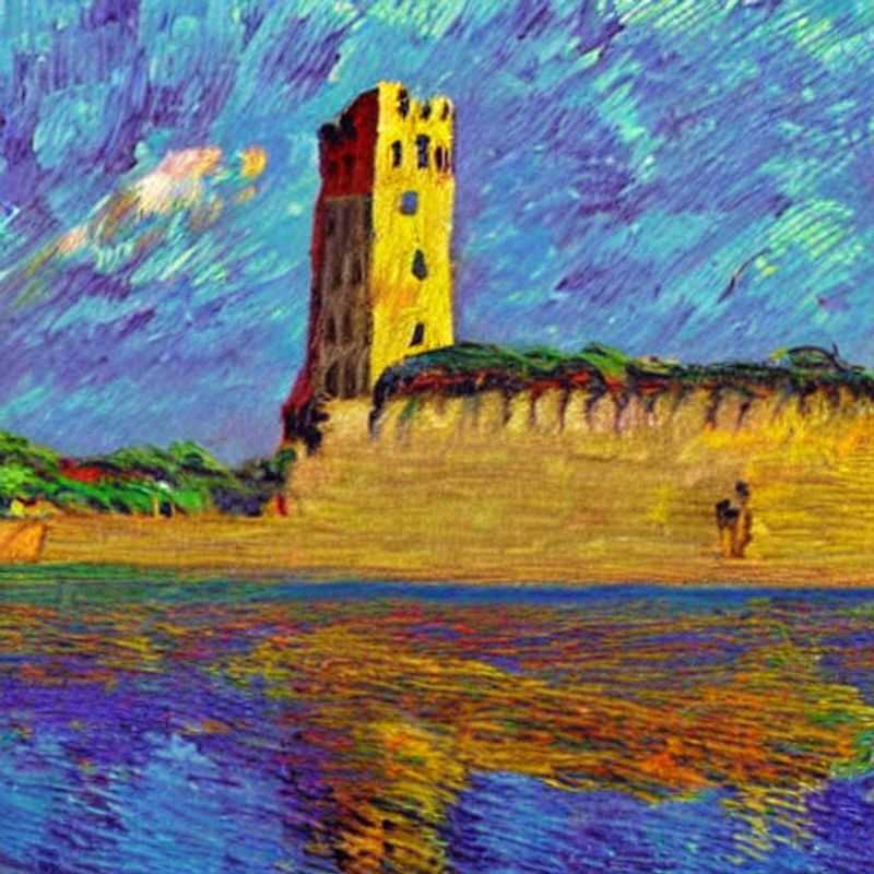 Deux personnes explorant le majestueux château d'Elmina, une forteresse chargée d'histoire au Ghana, lors de leurs vacances estivales.