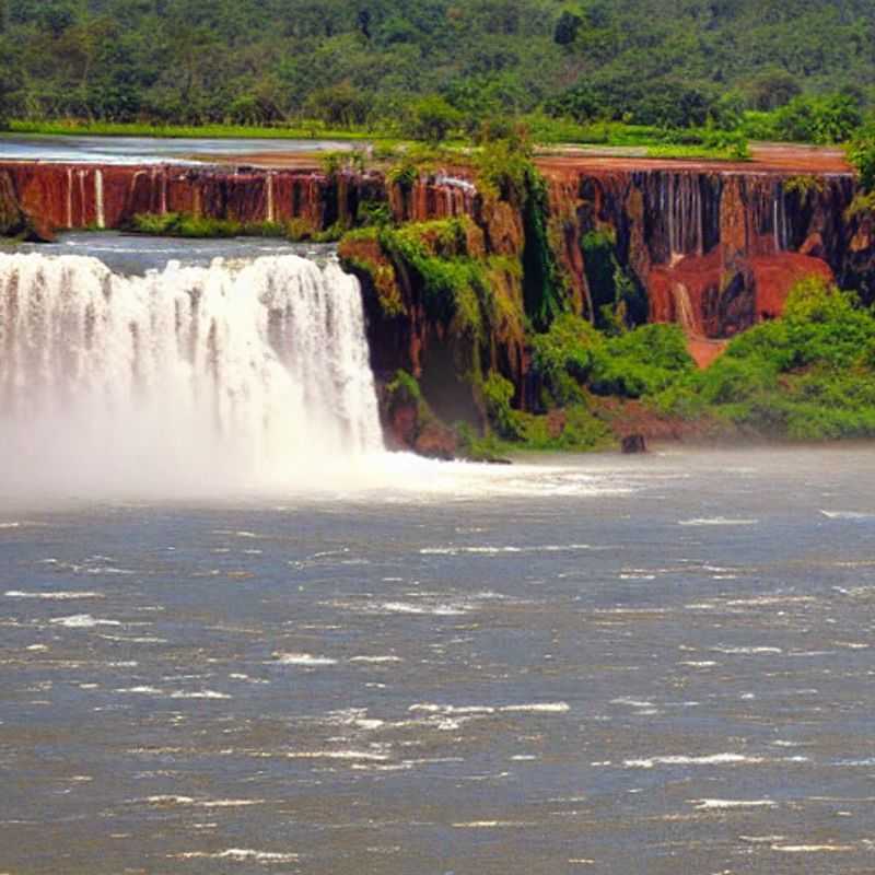 La majestueuse cascade de Murchison au cœur du parc national, un spectacle impressionnant qui rendra vos vacances d'été en Ouganda inoubliables.