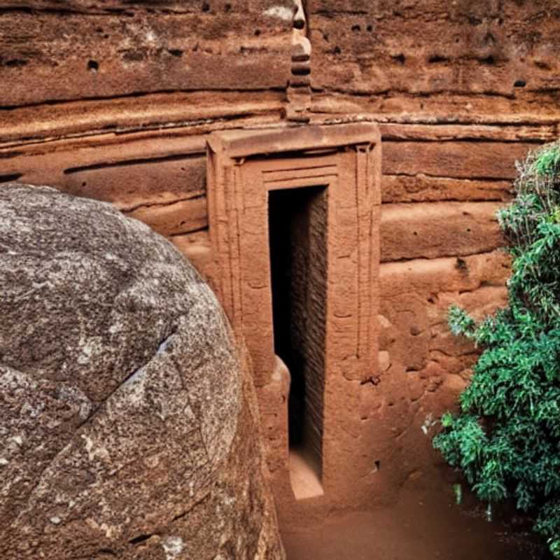 Les églises rupestres de Lalibela, Éthiopie, un site magnifique et historique pour des vacances d'été inoubliables.