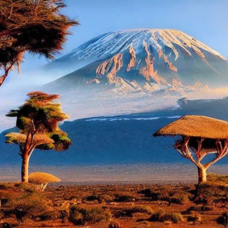 Majestic Mount Kilimanjaro, a snow-capped giant against the Tanzanian summer sky. Discover if this iconic peak is the perfect destination for your summer holiday adventure!