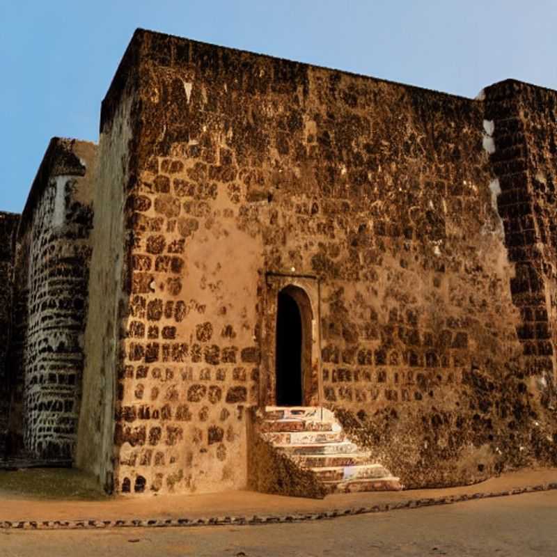 Elmina Castle, a poignant historical site in Ghana, bathed in the warm Ghanaian sun – a stark reminder of the past, raising questions about its suitability for a lighthearted summer holiday.