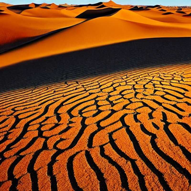 Vast, sun-drenched dunes of the Sahara Desert shimmer under the summer heat, a visual testament to the challenging yet awe-inspiring landscape explored in this guide: Is the Sahara Desert in Morocco/Tunisia right for your summer holiday?