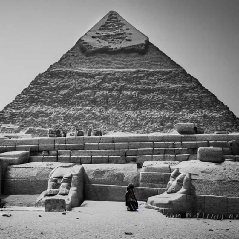Las imponentes Pirámides de Giza bajo el sol abrasador del verano egipcio. ¿Te atreves a desafiar el calor y descubrir sus secretos? ¡Una aventura para los más valientes!