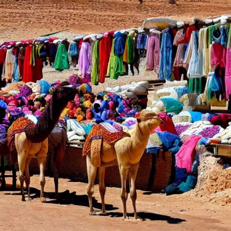Marché aux chameaux de Guelmim, Maroc : Une excursion estivale fascinante au marché aux chameaux de Guelmim, Maroc.