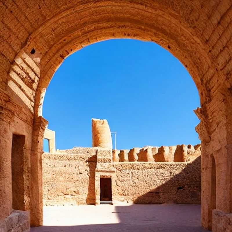 Arènes d'El Jem baignées de soleil : Découvrez si cet amphithéâtre romain monumental est une destination idéale pour vos vacances d'été en Tunisie !