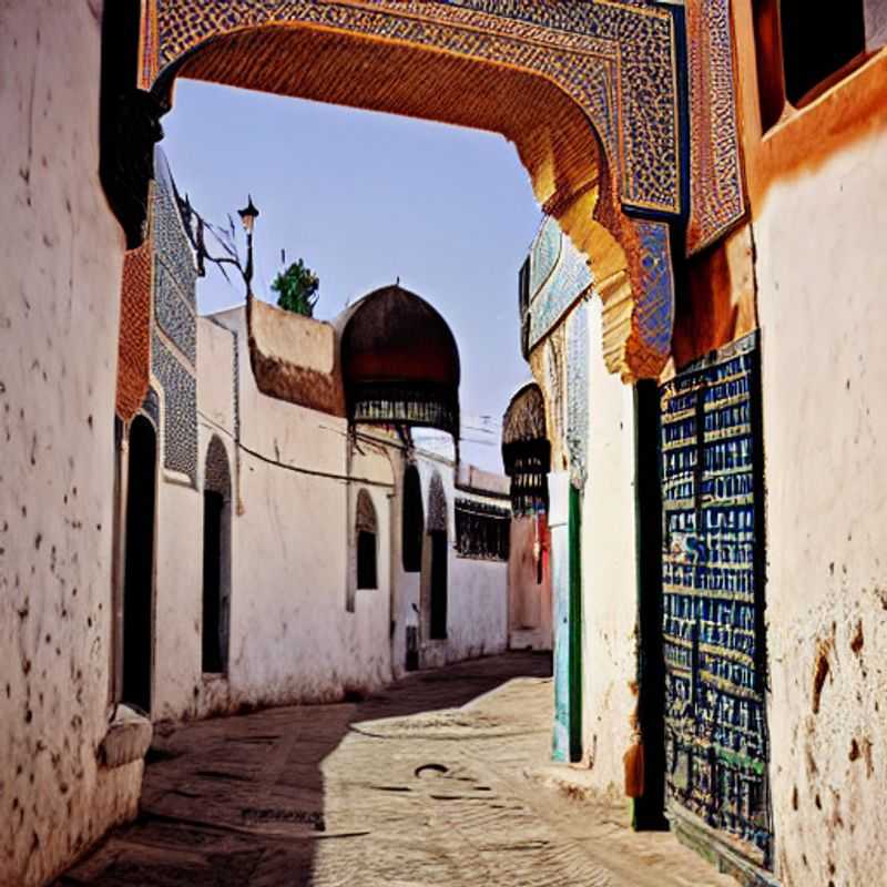 Intricate mosaics and vibrant colours explode in the Medina of Fez, Morocco, the perfect backdrop for your #Staycationer luxury Insta-feed – even the shadows are filtered to perfection! (Camel photobomb not included... maybe).