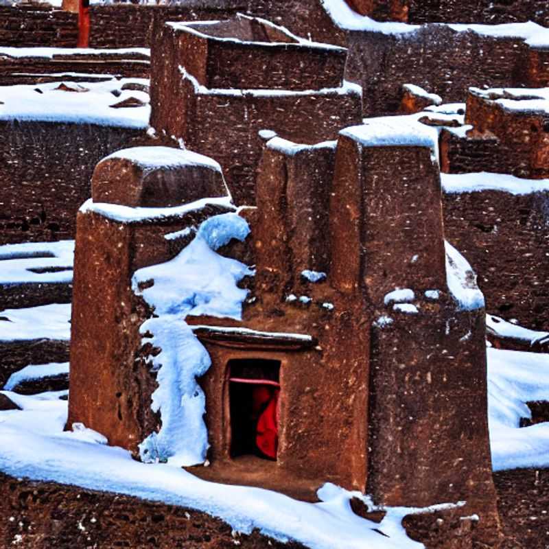 Lalibela's Rock-Hewn Churches bathed in the warm Ethiopian sun, showcasing their ancient splendor. Discover if this historical marvel is the perfect destination for your summer holiday in Ethiopia.