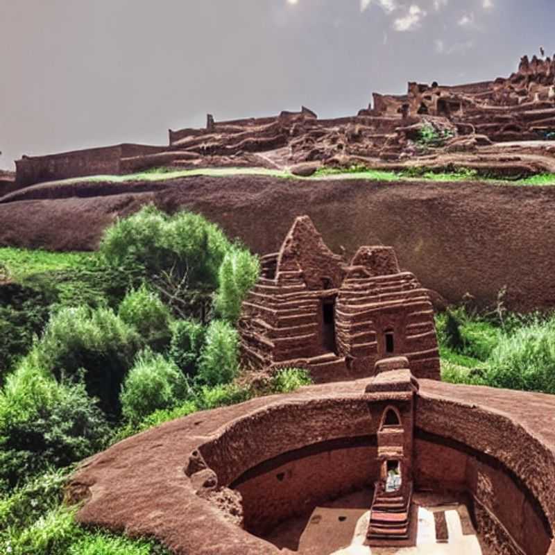 A panoramic view of the awe-inspiring Lalibela Rock-Hewn Churches, carved directly into the Ethiopian earth, showcasing their unique architectural marvel amidst the sun-drenched landscape - exploring whether Lalibela is the right summer holiday destination for you.
