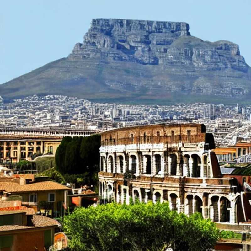 Vista deslumbrante da Table Mountain, África do Sul, sob o sol de verão, um convite irresistível para férias inesquecíveis. Será que é o destino ideal para si? Descubra!