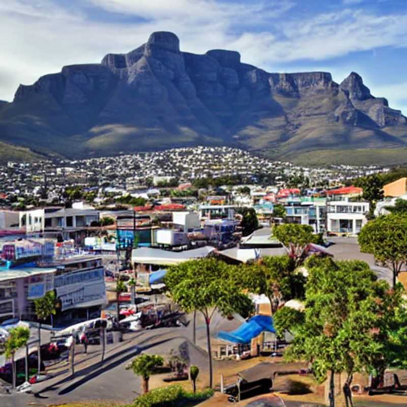 Des baigneurs profitant des eaux turquoise et du soleil radieux à Simon's Town, Afrique du Sud : la destination idéale pour des vacances d'été inoubliables.