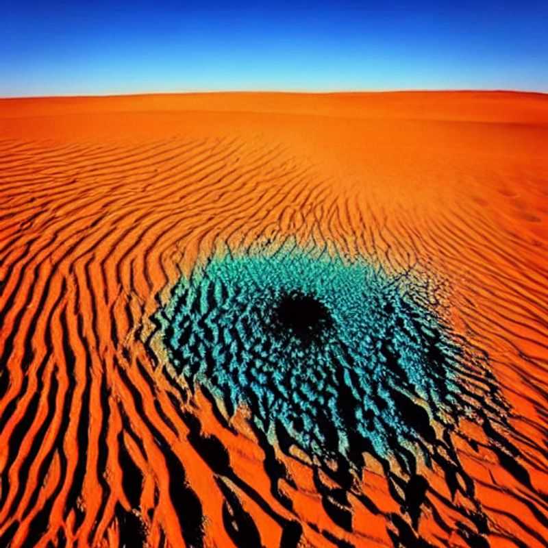 Golden sand dunes stretch towards the horizon in the vast Sahara Desert of Morocco/Tunisia, a landscape of scorching beauty – but is it *really* ideal for your summer holiday? (Hint: Bring lots and lots of water!).