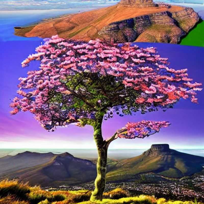 Vue imprenable sur la Montagne de la Table, un décor somptueux pour les voyageurs d'affaires à la recherche de lieux luxueux et instagrammables en Afrique du Sud.