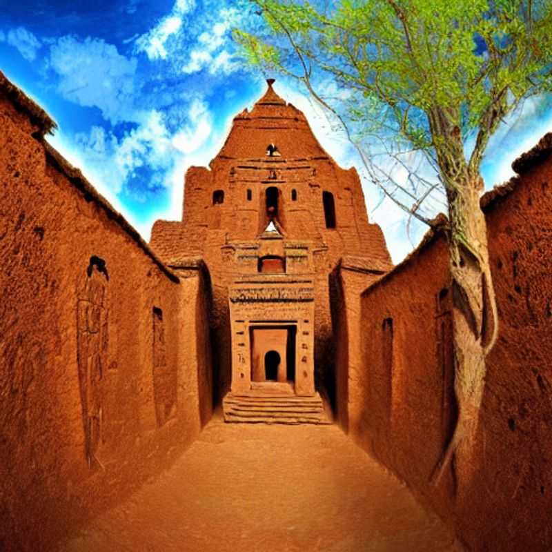 Les églises rupestres de Lalibela, Éthiopie, un site magnifique et historique pour des vacances d'été inoubliables.