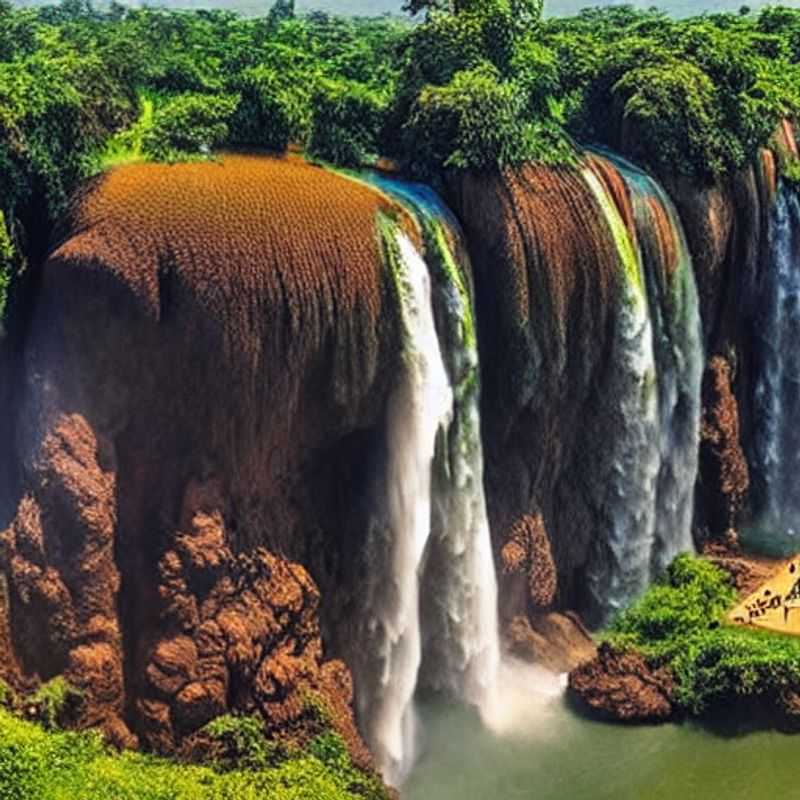 Increíble vista de las Cataratas Murchison en el Parque Nacional de las Cataratas Murchison, Uganda, ideal para unas vacaciones de verano inolvidables.