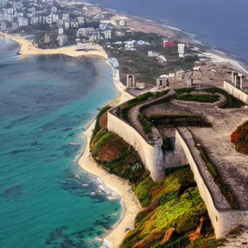 Fortaleza de São Sebastião em Moçambique, banhada pelo sol, erguendo-se majestosa como um portal para a história e a aventura - um vislumbre do que te espera nas tuas férias de verão.