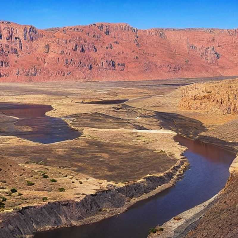 The colossal Fish River Canyon, Namibia, bathed in the scorching summer sun, a stark and awe-inspiring landscape - a question of whether this fiery beauty is the right fit for your summer holiday adventure! (Hint: Bring plenty of water...and a good hat!).