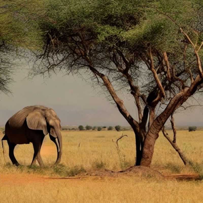 Vaste savane dorée du Parc National de la Vallée de Kidepo, en Ouganda, baignée par la chaleur du soleil d'été – un paradis sauvage pour votre prochaine escapade estivale.