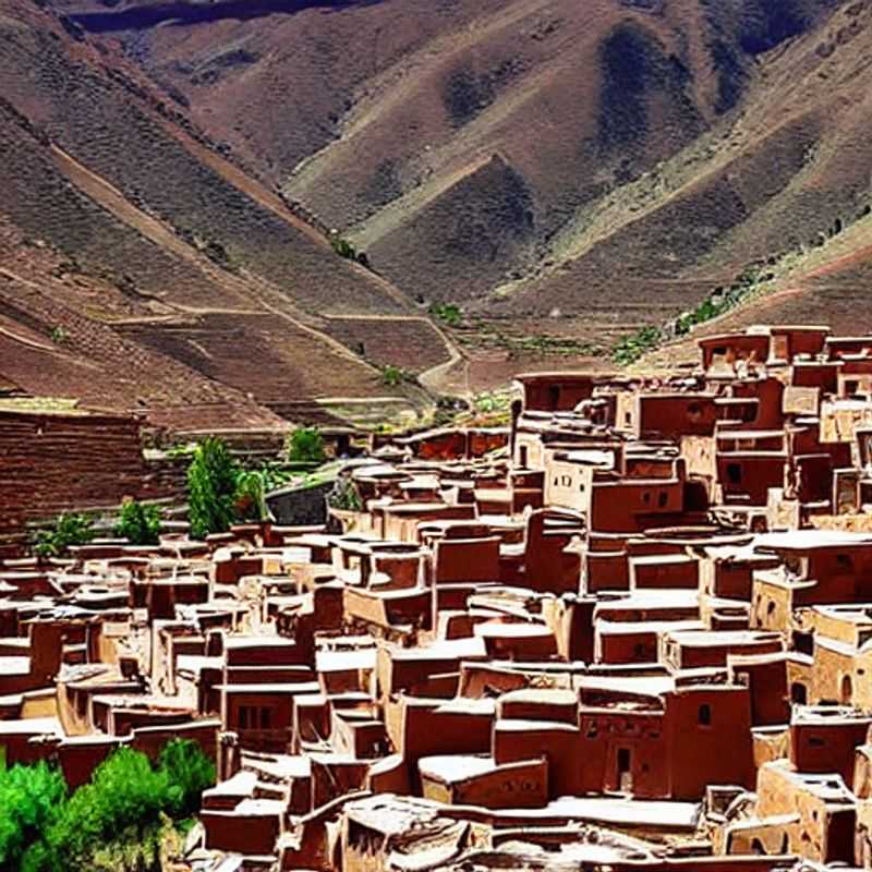 Paysage grandiose des montagnes de l'Atlas, Maroc, baigné par le soleil d'été. Découvrez si cette destination est idéale pour vos vacances estivales.