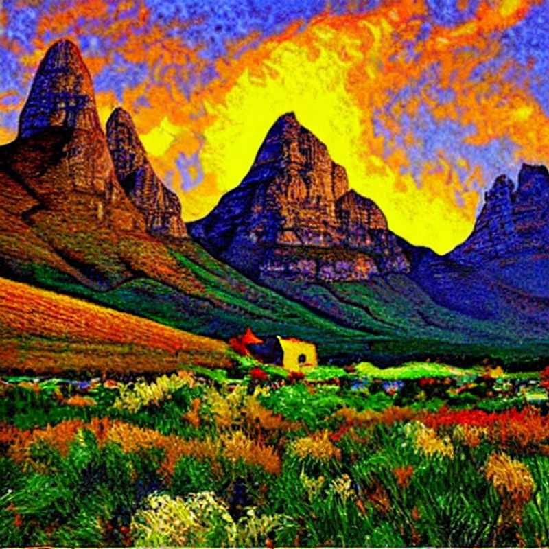 Pico da Catedral imponente sob o sol de verão: Descubra se este gigante do Drakensberg é o destino perfeito para suas férias de verão na África do Sul.