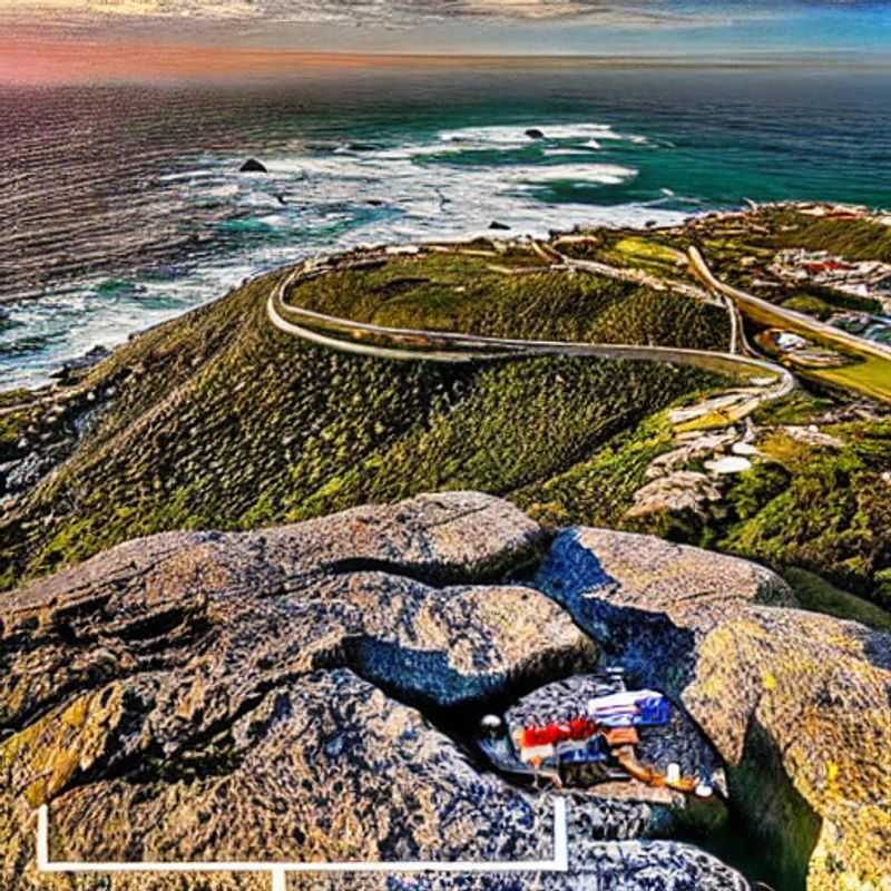 Breathtaking Cape Point: Where the turquoise Atlantic meets the rugged beauty of South Africa, proving it's the *perfect* summer holiday destination. (And yes, those penguins *are* judging your beach body.)