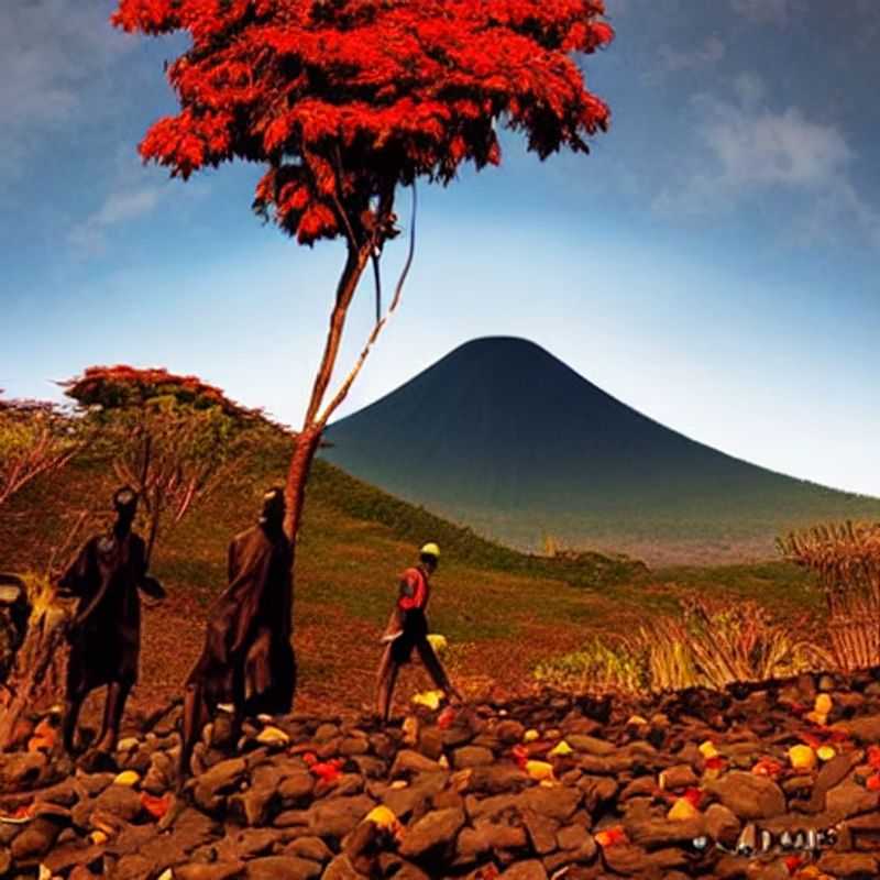 Fiery heart of Africa! Mount Nyiragongo's lava lake glows under the summer sky in DR Congo - an adventurous (and hot!) holiday destination for the truly daring. Is it for you? (Spoiler alert: Bring sunscreen... and maybe asbestos).
