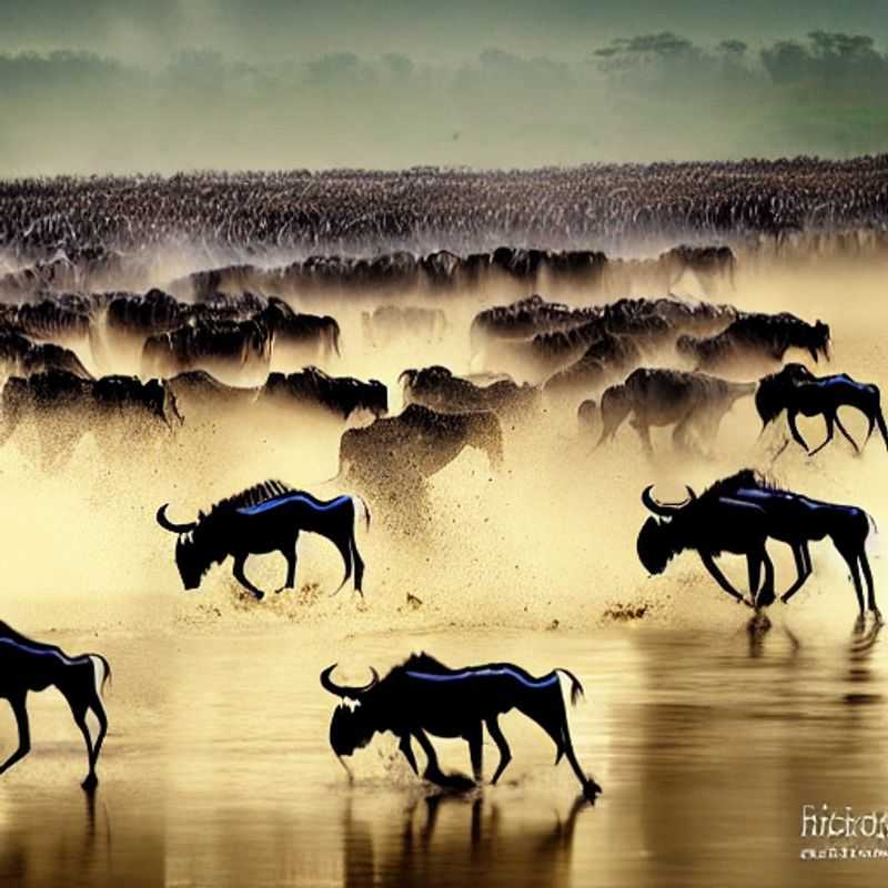 Witnessing the awe-inspiring Great Wildebeest Migration thundering across the Kenyan/Tanzanian plains – a summer spectacle that redefines epic and confirms why it's a bucket-list African adventure!