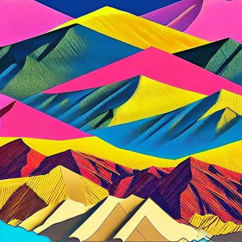Les majestueuses montagnes de l'Atlas au Maroc, baignées par le soleil estival, offrant un paysage époustouflant pour une escapade estivale inoubliable. (The majestic Atlas Mountains in Morocco, bathed in the summer sun, offering a breathtaking landscape for an unforgettable summer getaway.)
