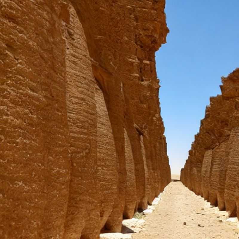 Visão panorâmica do Wadi El Rayan, Egito, um oásis refrescante com lagos cintilantes e dunas douradas, oferecendo um refúgio revigorante do calor do verão. Descubra por que este paraíso é ideal para suas férias de verão no Egito.
