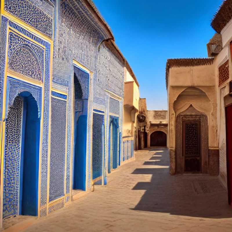 Navigating the vibrant, sun-drenched labyrinthine alleys of the Medina of Fez, Morocco, a sensory explosion that defines the quintessential summer experience, but consider the heat!