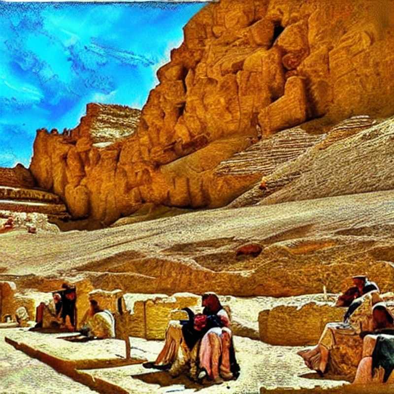 Ancient wonders meet modern luxury: Capture breathtaking social media content amidst the majestic Valley of the Kings, Egypt, a romantic backdrop steeped in history and perfect for the discerning traveler.