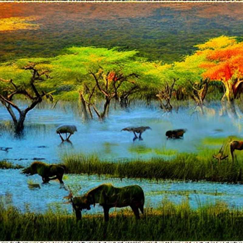 Golden savanna stretches as far as the eye can see in Ruaha National Park, Tanzania, promising a raw and unforgettable summer holiday adventure amongst the giants.