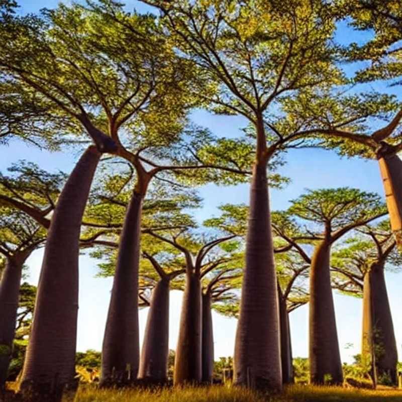 Sun-drenched giants of the Avenue of the Baobabs, Madagascar, silhouetted against the vibrant Malagasy summer sky - is this your next summer holiday adventure? Find out inside!