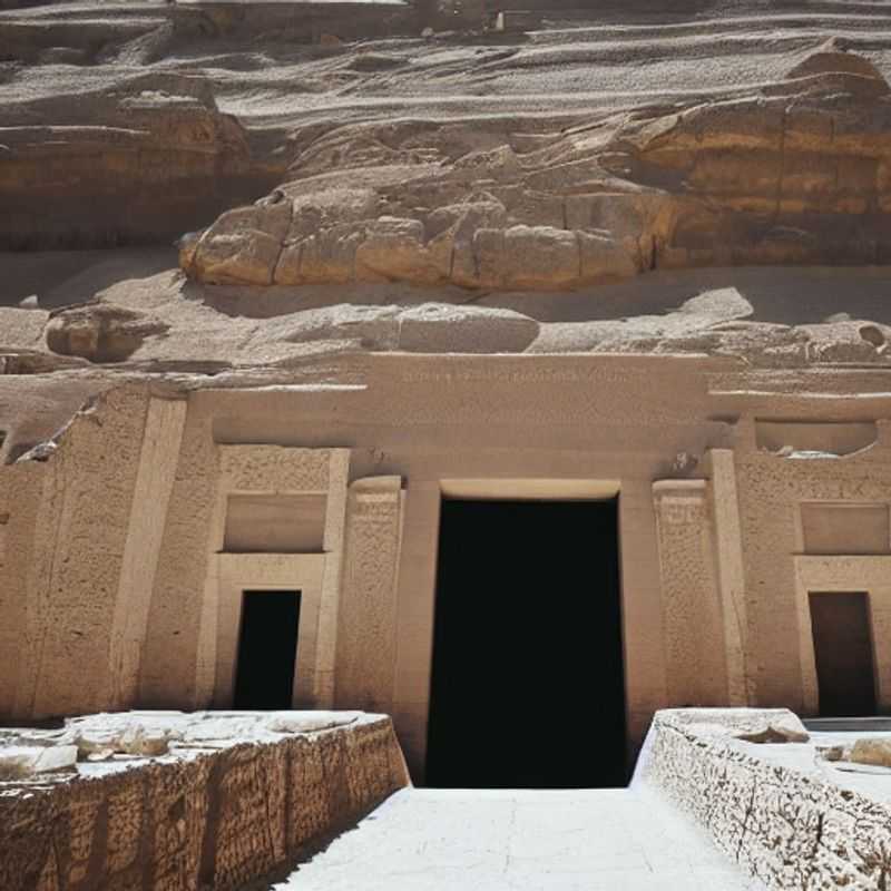 Serene sunrise over the Valley of the Kings, Egypt, a luxurious and historically rich backdrop offering unparalleled wellness moments and captivating social media content for the discerning traveler seeking authentic cultural immersion.