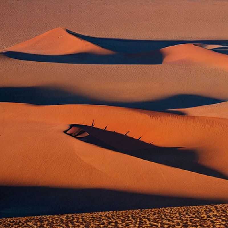 Immense dunes rougeoyant sous le soleil d'été dans le Parc national de Namib-Naukluft, en Namibie : un paysage époustouflant, mais à explorer avec prudence lors de votre séjour estival.