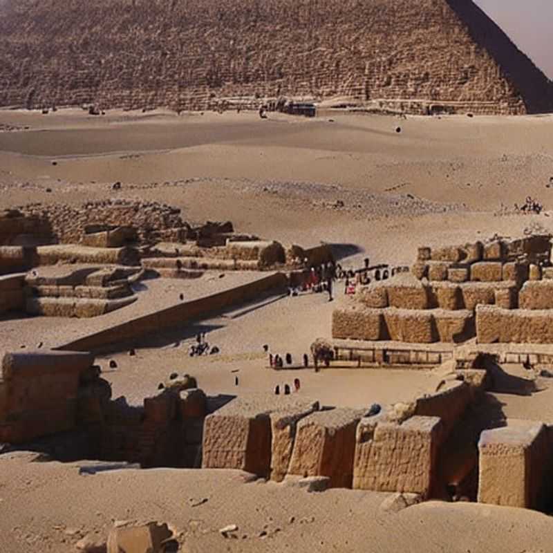 Giza's majestic pyramids under the scorching summer sun – are you brave enough to face the heat and unravel their ancient mysteries? (Spoiler alert: Bring LOTS of water...and maybe a camel-sized sun hat!)