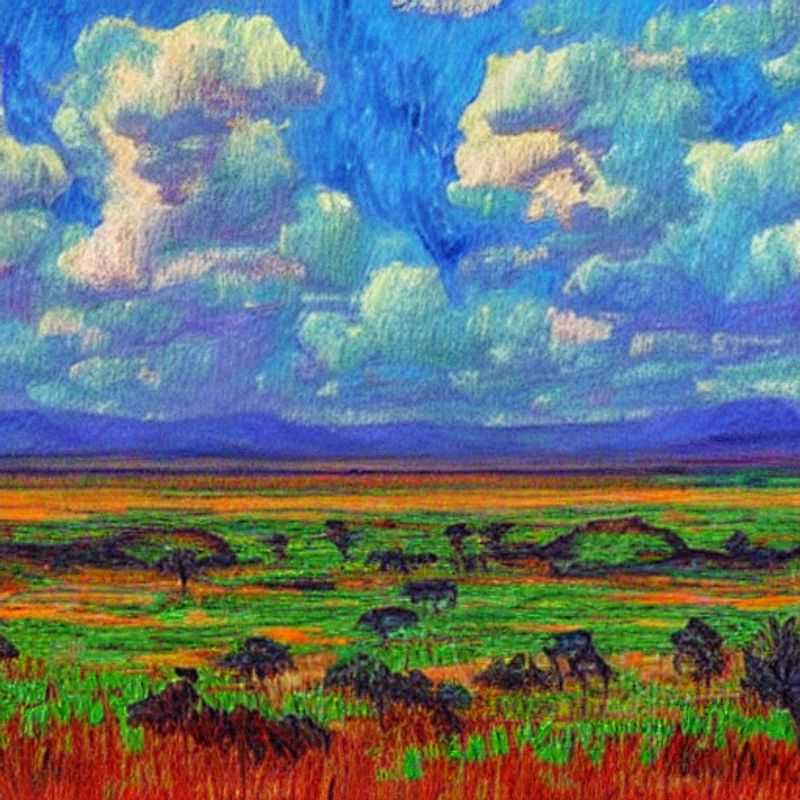 Vaste étendue de la savane ocre du Parc National de la Vallée de Kidepo, Uganda, baignée par le soleil d'été : une promesse d'aventure sauvage inoubliable.