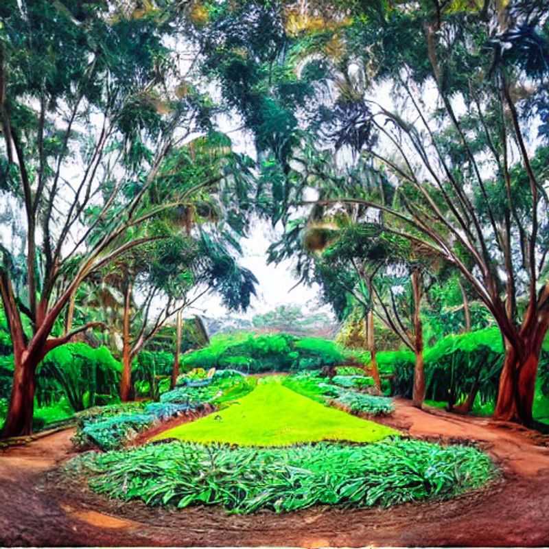Lush serenity meets Instagram gold: A Gap Year traveler discovers the hidden luxury of Entebbe Botanical Garden, Uganda – the perfect backdrop for unforgettable social media content.
