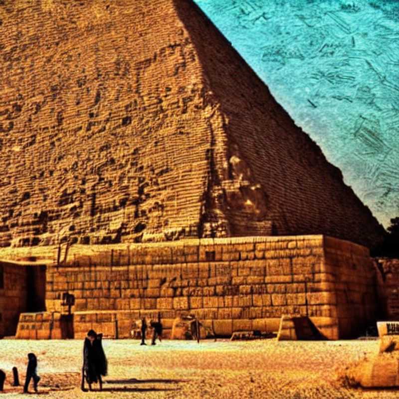 As Pirâmides de Gizé imponentes sob o sol escaldante do Egito: uma aventura histórica épica... mas será que o calor vale a pena para as suas férias de verão? Descubra neste guia!