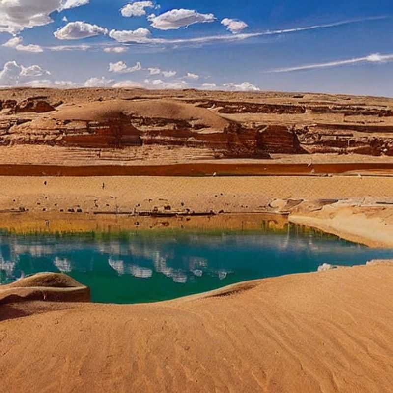 Oásis refrescante! Casal se aventura pelas paisagens surreais de Wadi El Rayan, Egito, buscando refúgio e aventura sob o sol escaldante do verão. Será este o paraíso escondido para suas férias de verão? Descubra!