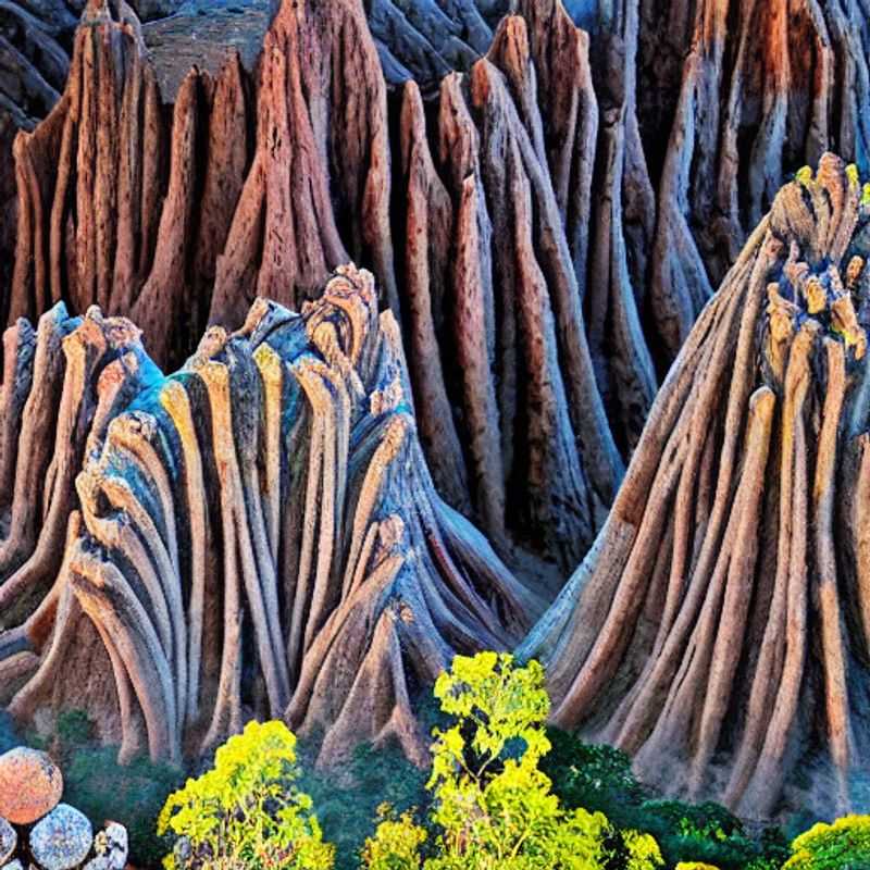 Le paysage lunaire et immaculé des Tsingy de Bemaraha à Madagascar, un écrin de luxe hors du commun pour une expérience de bien-être inoubliable et des photos Instagram époustouflantes.