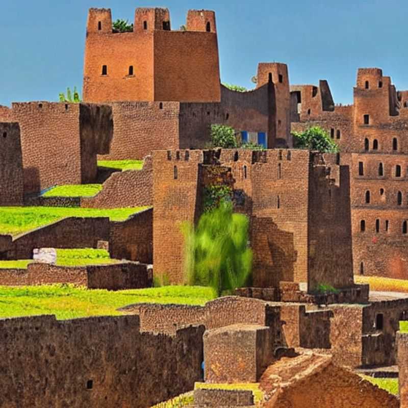 Gondar's majestic castles, a photographer's dream and an eco-tourist's haven, where history whispers on the wind and sustainable luxury meets the echoes of emperors. #GondarCastles #Ethiopia #EcoLuxuryTravel #SustainableTourism