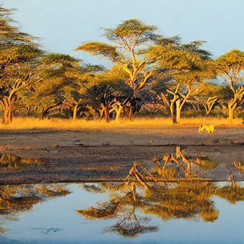Golden savanna stretches as far as the eye can see in Ruaha National Park, Tanzania, promising a raw and unforgettable summer holiday adventure amongst the giants.
