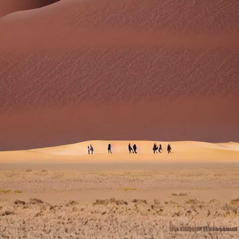 Lever de soleil spectaculaire sur les dunes de Sossusvlei, Namibie, un écrin de luxe et d'exclusivité idéal pour le voyageur d'affaires en quête de contenu social media exceptionnel.