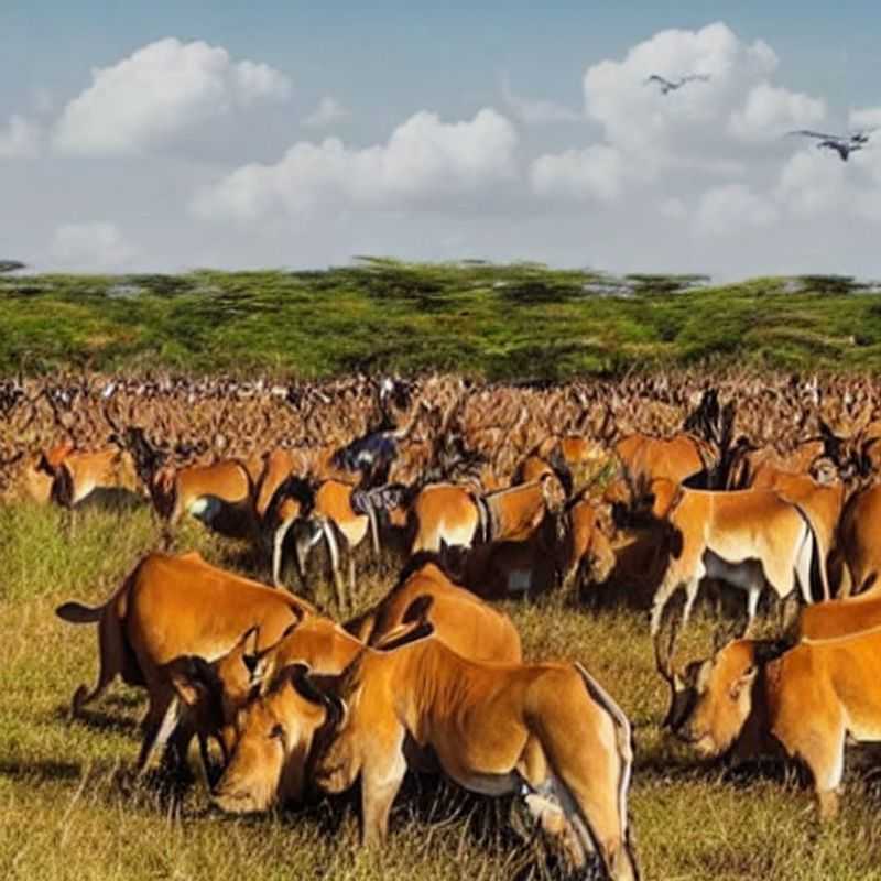 Des girafes se prélassent dans la savane dorée du Parc National de Nairobi, un aperçu de la vie sauvage africaine à quelques pas de la ville, parfait pour une aventure estivale mémorable.