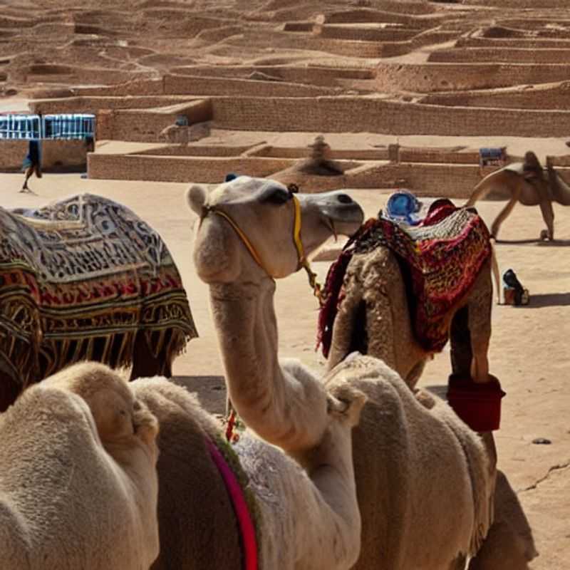 Guelmim Camel Market: A Long-Term Traveler's Luxurious Immersion into authentic Moroccan culture, captured in a vibrant social media moment. Experience the energy and tradition of this legendary market, blending seamlessly into the local tapestry.