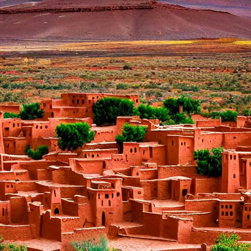 Golden kasbah walls of Aït Benhaddou basking under the Moroccan summer sun. Considering a trip? Let's explore if this ancient city is the right fit for your summer holiday!