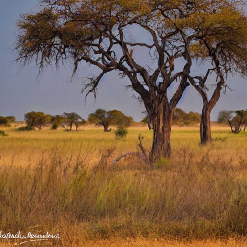 Casal maravilhado com a abundante vida selvagem do Parque Nacional de Chobe, Botswana, desfrutando da beleza exuberante e vibrante da savana durante um safári inesquecível no verão. (Couple amazed by the abundant wildlife of Chobe National Park, Botswana, enjoying the lush and vibrant beauty of the savannah during an unforgettable summer safari.)